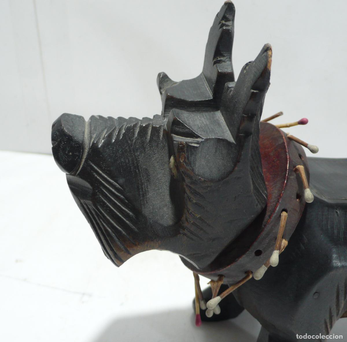 Arte: PERRO TALLADO EN MADERA - Foto 3