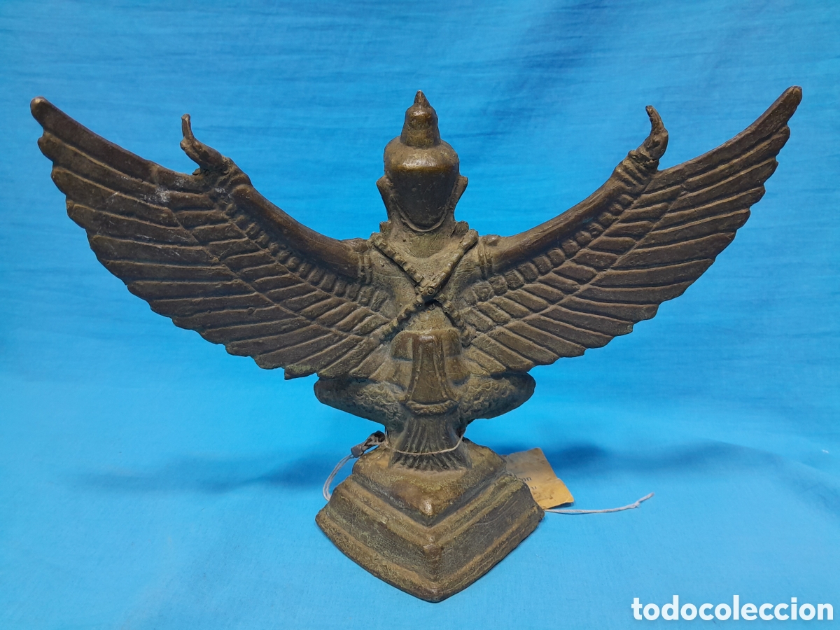 Arte: ESCULTURA EN BRONCE DE GARUDA - Foto 4