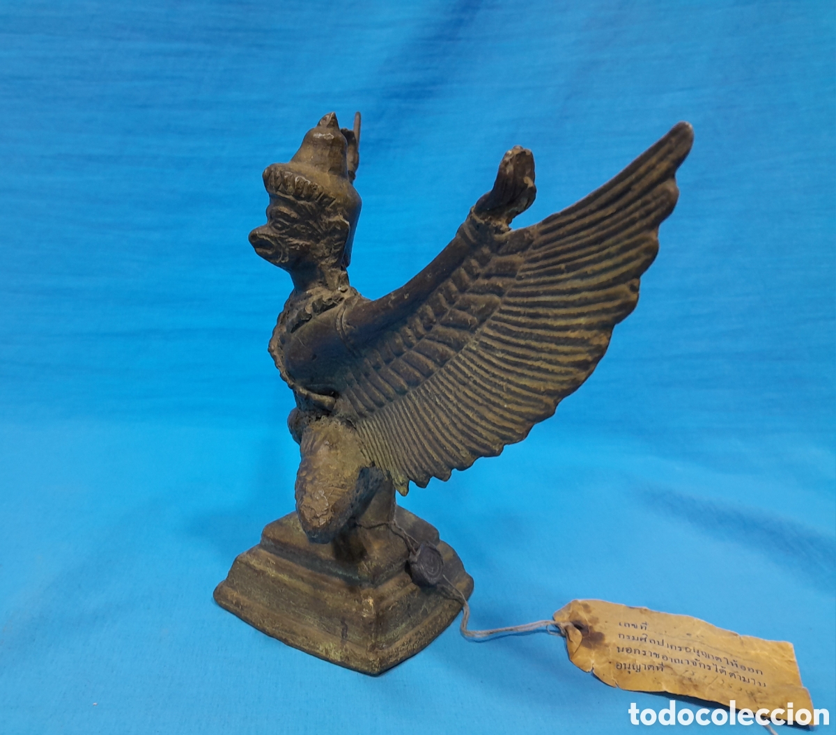 Arte: ESCULTURA EN BRONCE DE GARUDA - Foto 6