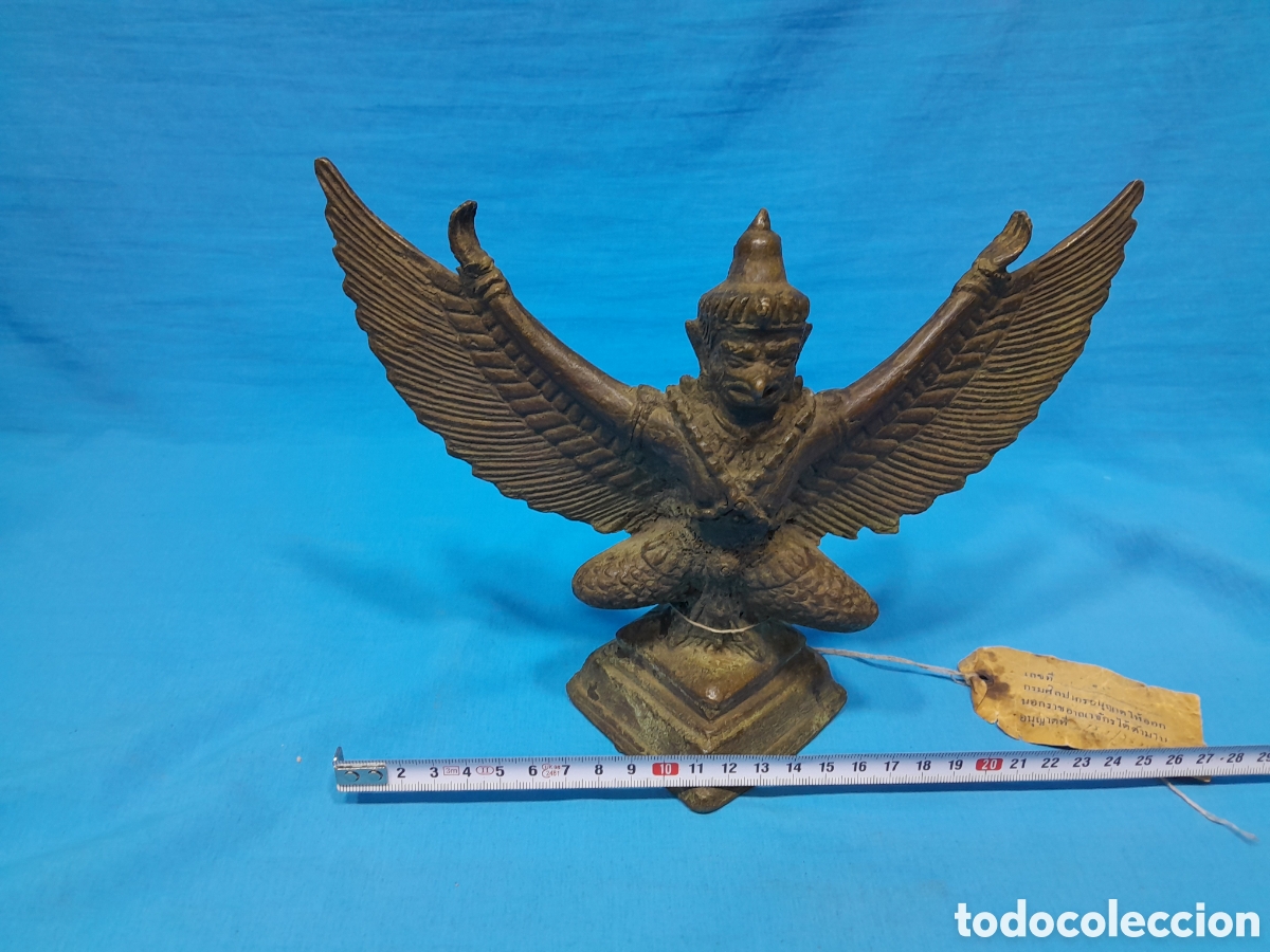 Arte: ESCULTURA EN BRONCE DE GARUDA - Foto 8