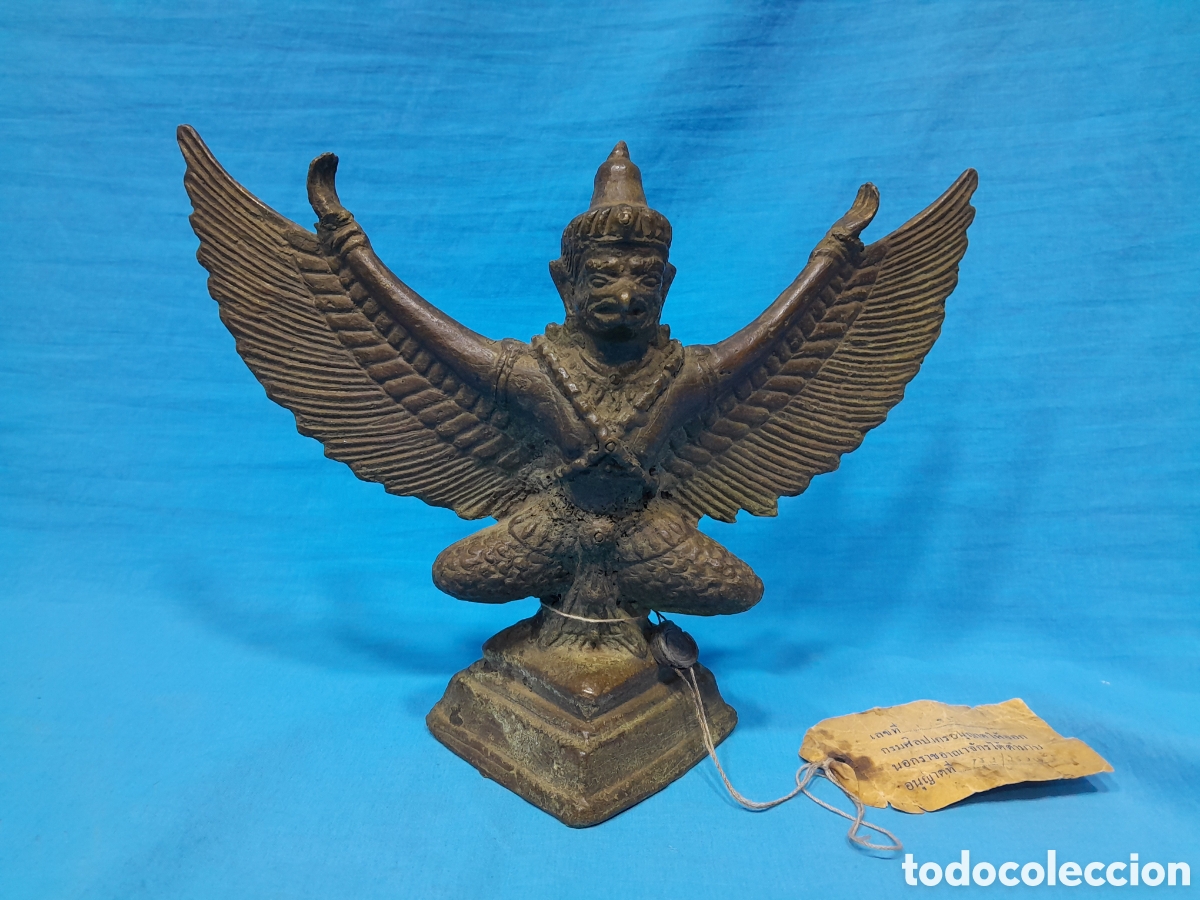 Arte: ESCULTURA EN BRONCE DE GARUDA - Foto 1