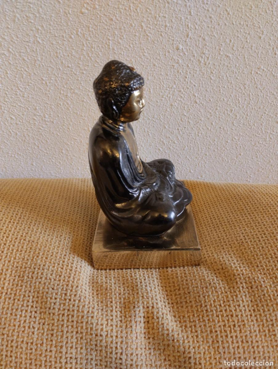 Arte: Buda de bronce antiguo - Foto 2