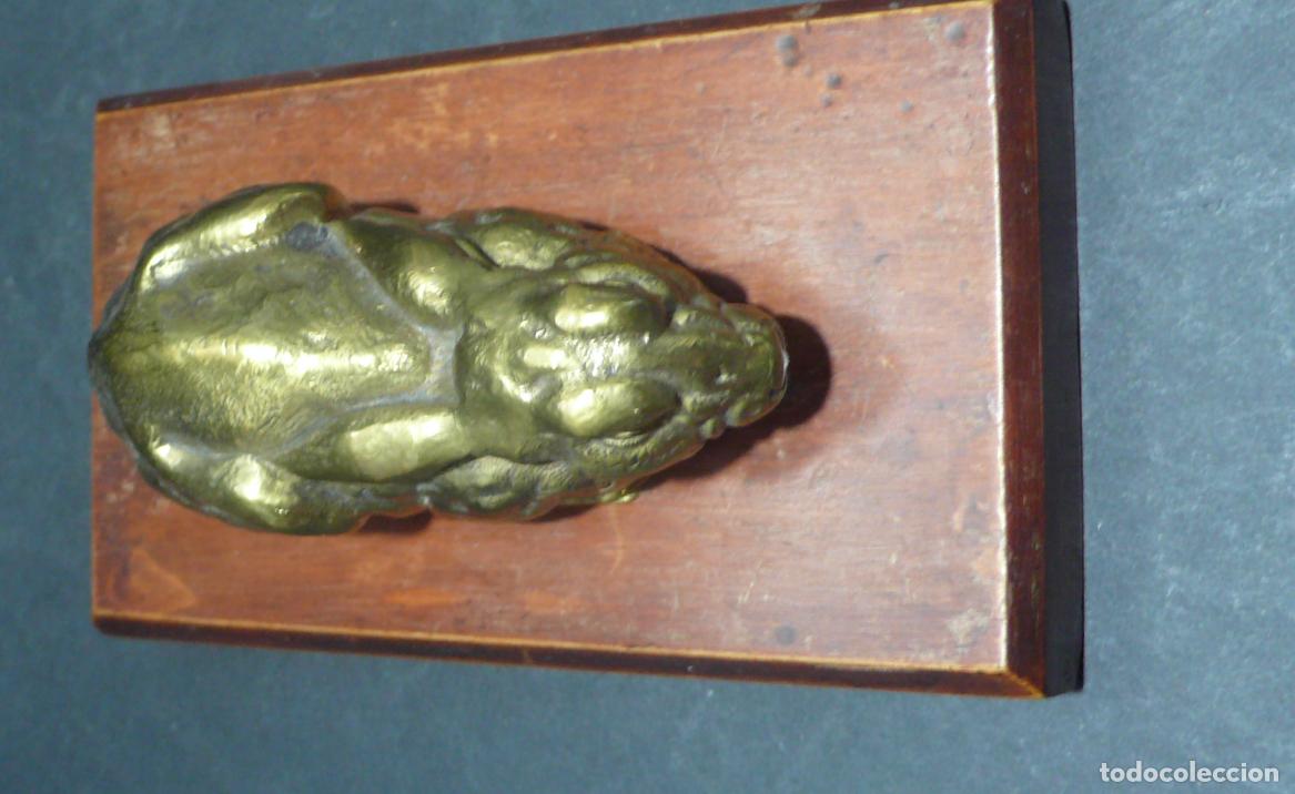 Arte: PEQUE&Ntilde;O CONEJO EN BRONCE - Foto 4