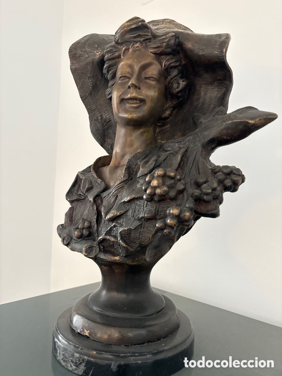 Arte: Busto ni&ntilde;a campesina - Foto 2