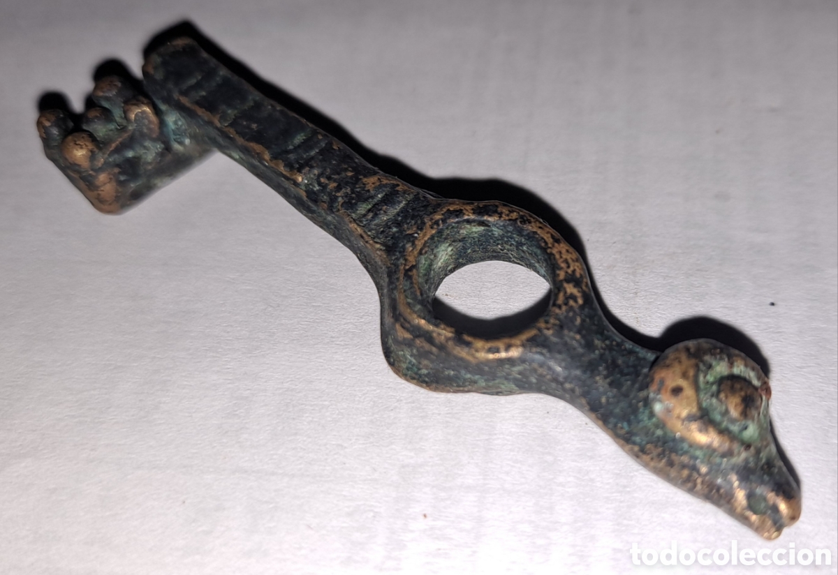Arte: Llave romana de bronce. Colecci&oacute;n particular - Foto 2