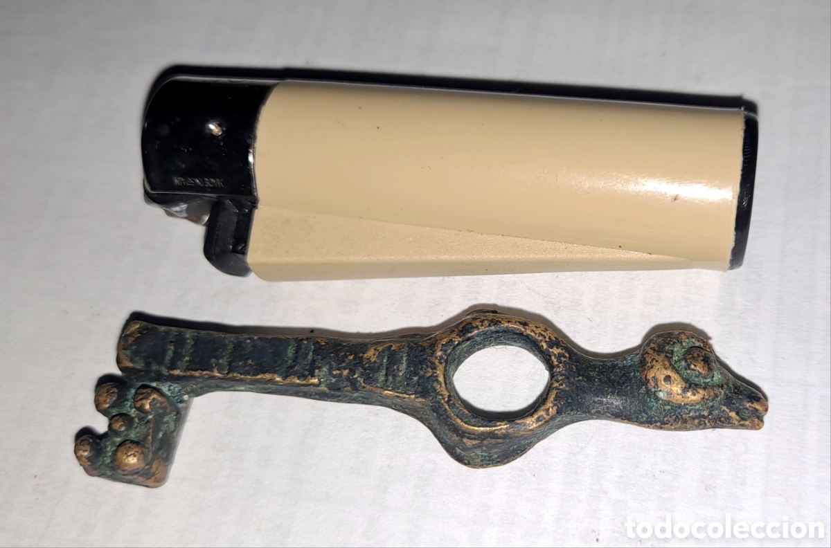 Arte: Llave romana de bronce. Colecci&oacute;n particular - Foto 1