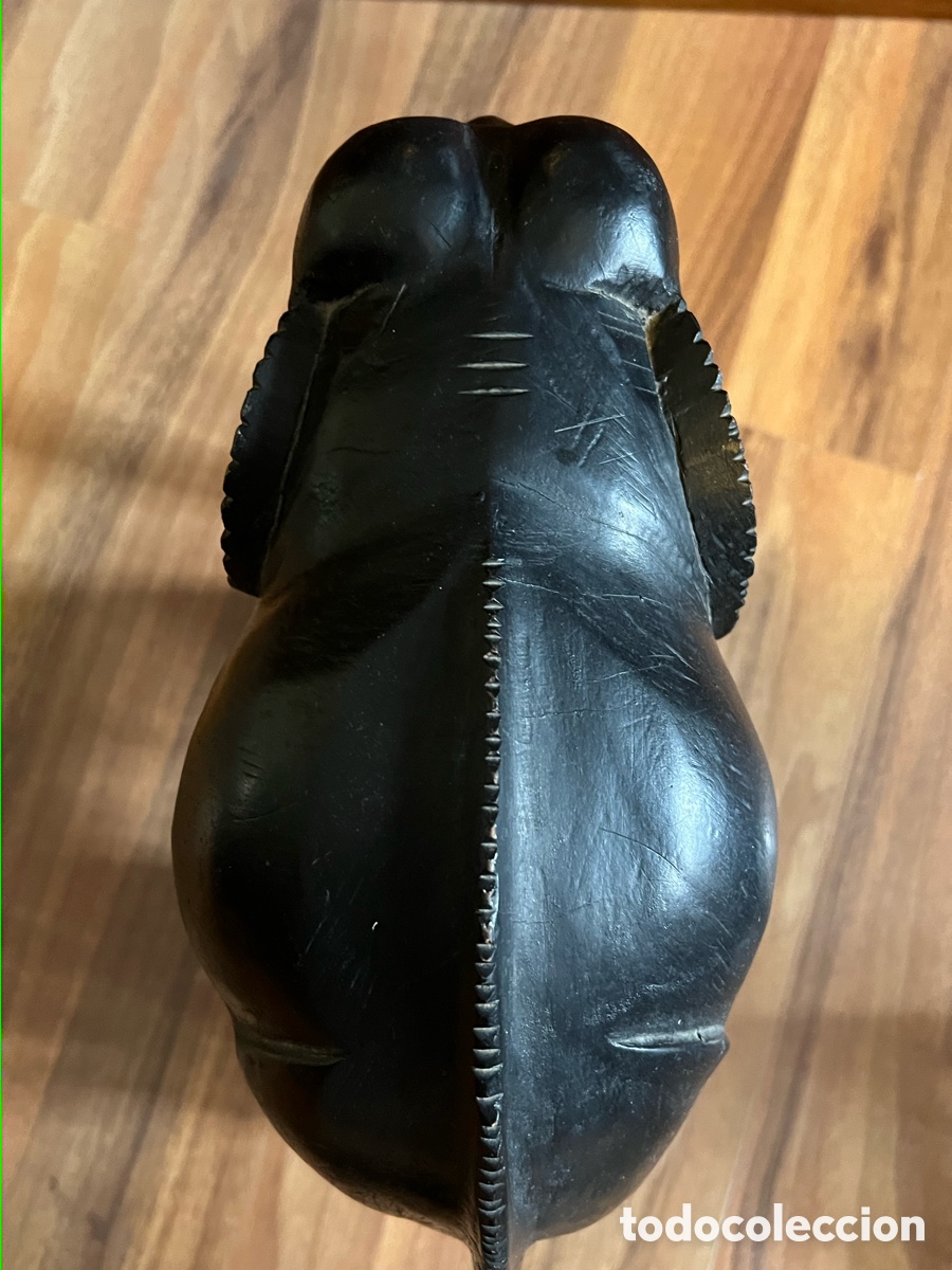 Arte: Elefante de madera de &eacute;bano - Foto 3