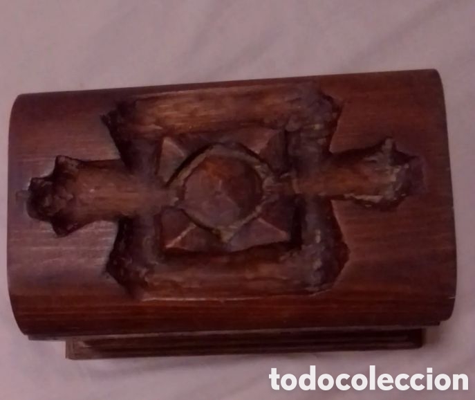 Arte: COFRE DE MADERA TALLADO A MANO - Foto 2