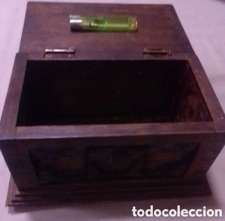 Arte: COFRE DE MADERA TALLADO A MANO - Foto 3