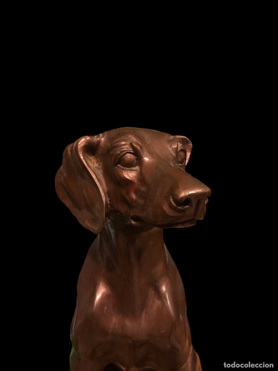 Arte: precioso perrito de bronce - Foto 2