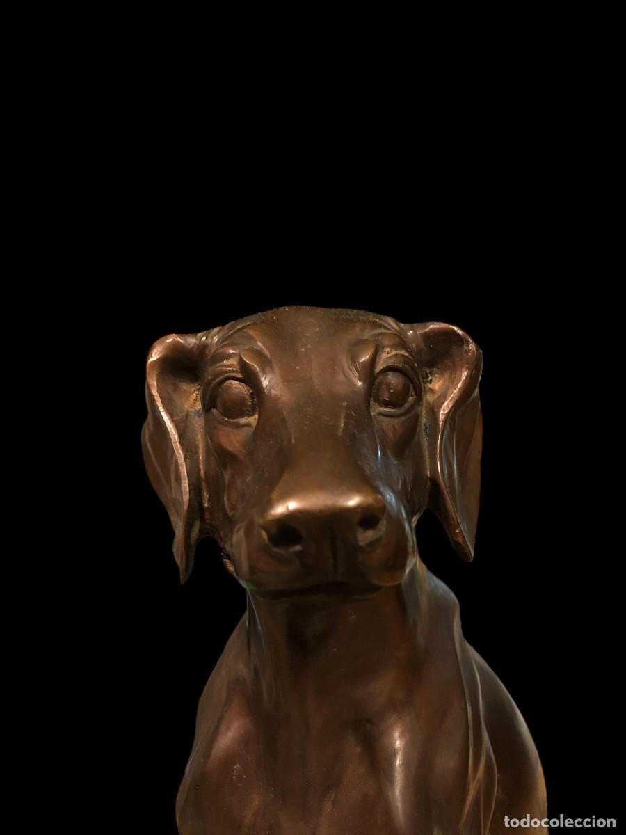 Arte: precioso perrito de bronce - Foto 8