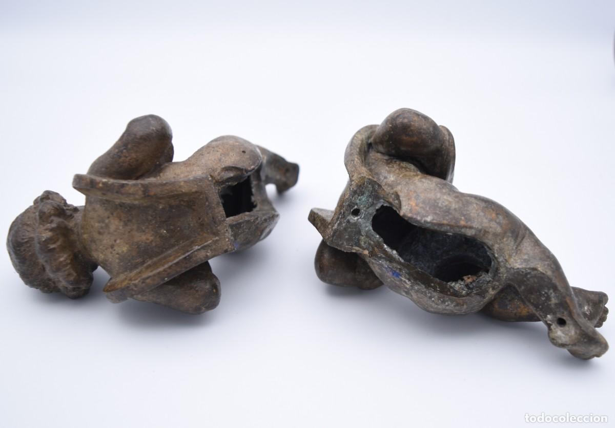 Arte: Remates de puttis en bronce - Foto 6