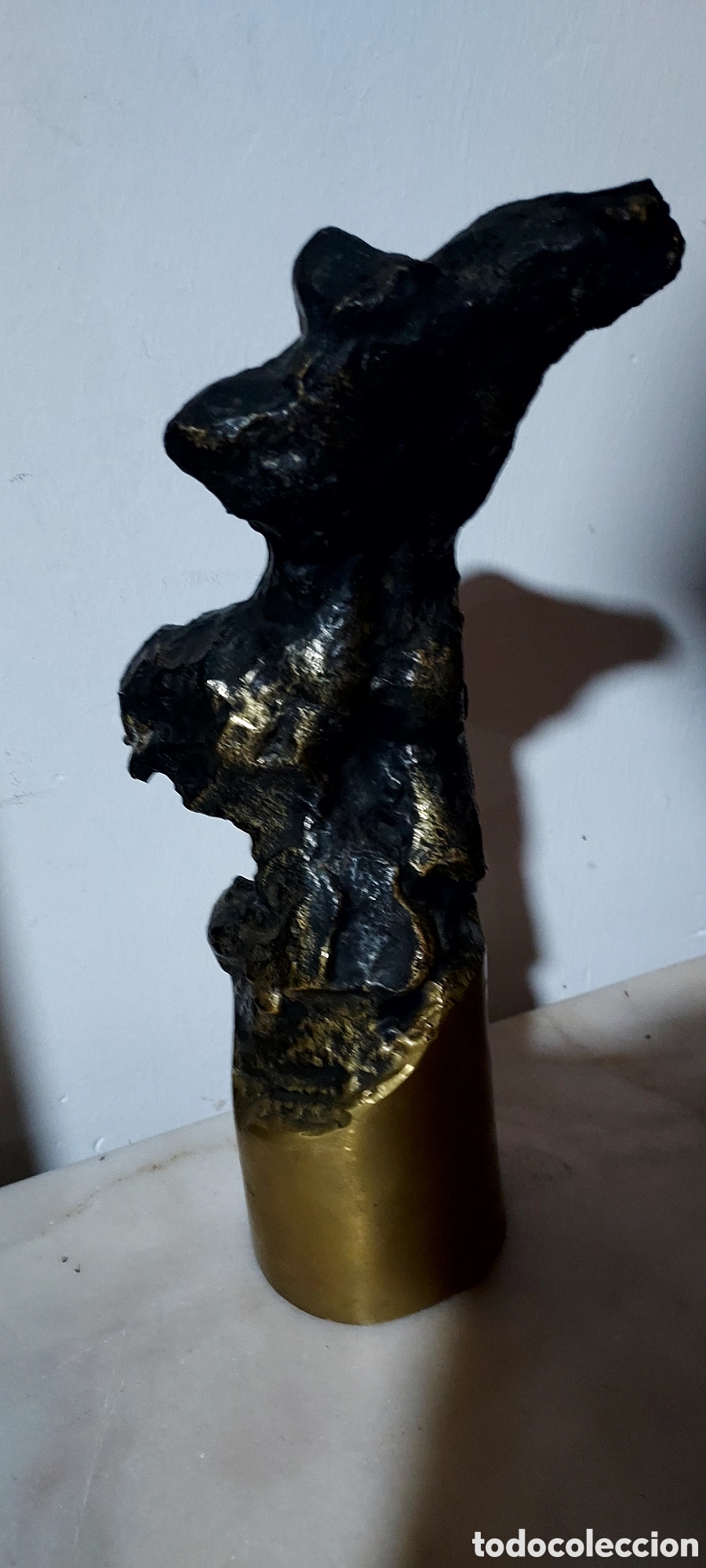 Arte: Escultura torso de bronce - Foto 3