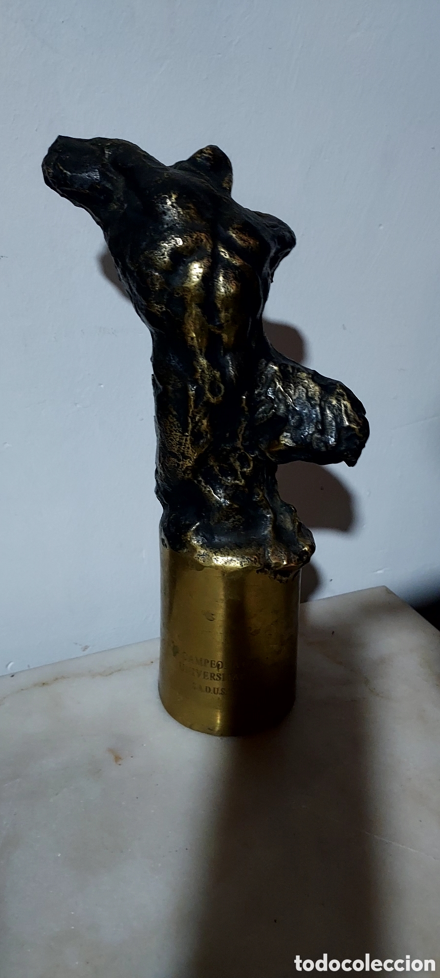 Arte: Escultura torso de bronce - Foto 1