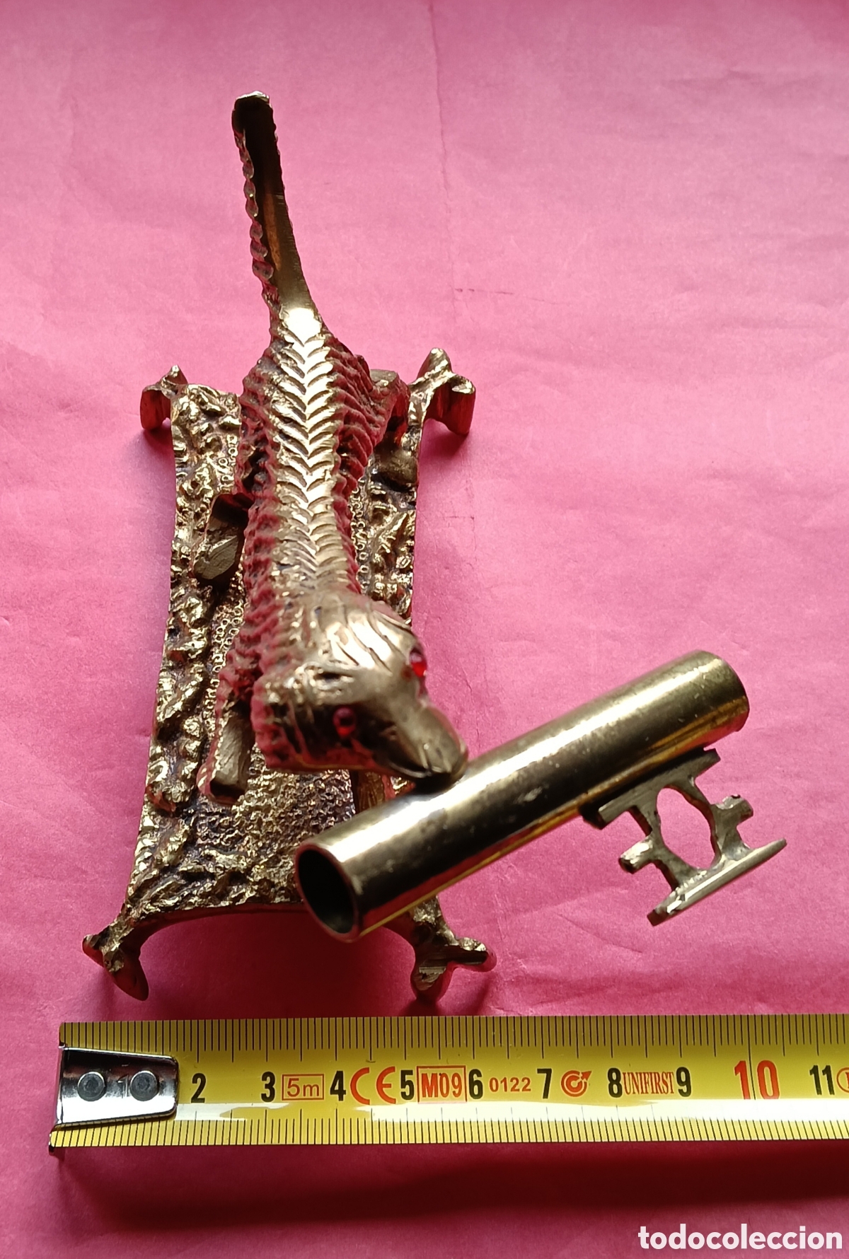 Arte: Perro y portaplumas en bronce - Foto 9