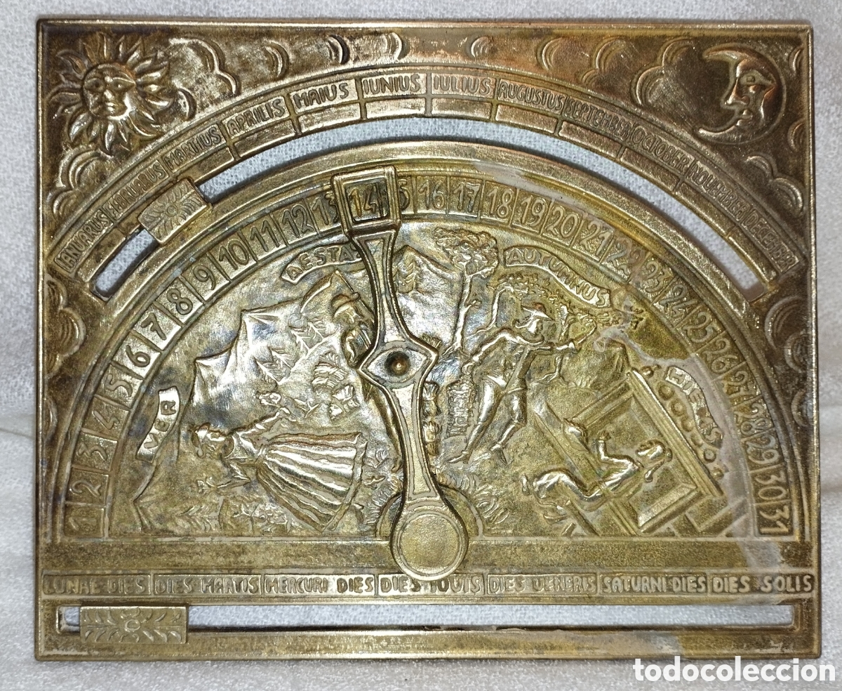 Arte: Calendario Perpetuo Bronce. - Foto 2