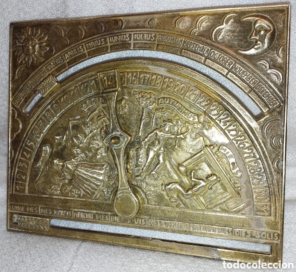 Arte: Calendario Perpetuo Bronce. - Foto 3