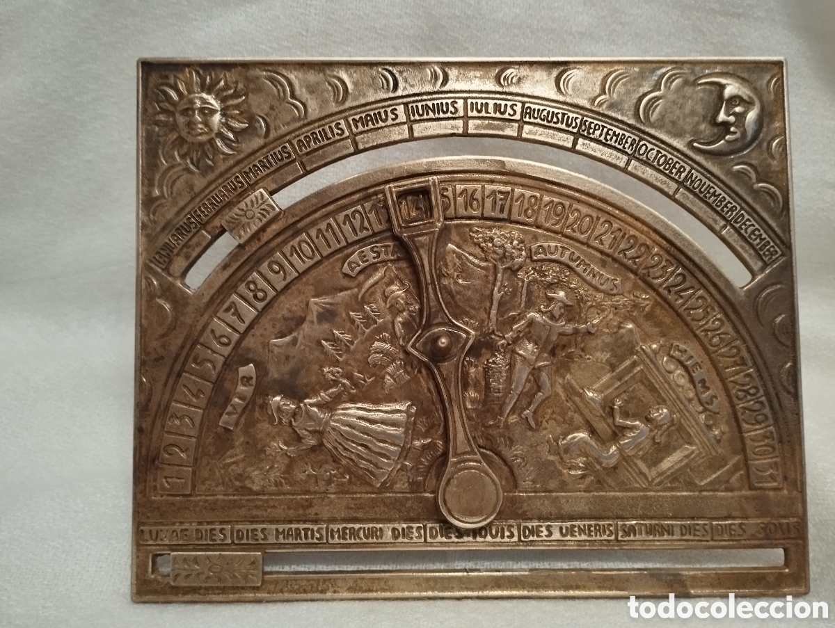 Arte: Calendario Perpetuo Bronce. - Foto 7
