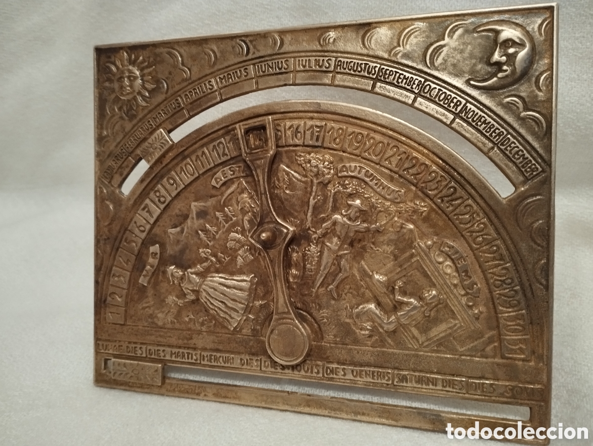 Arte: Calendario Perpetuo Bronce. - Foto 8