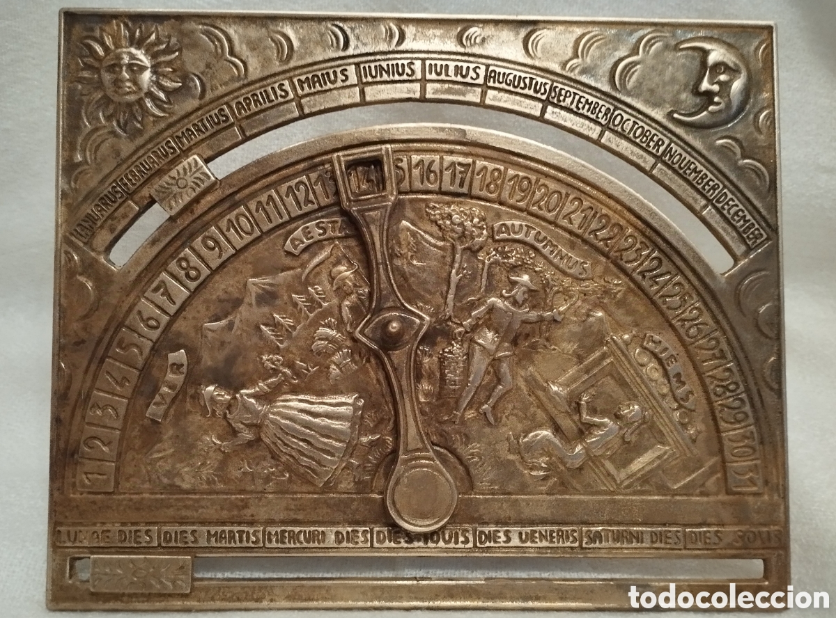 Arte: Calendario Perpetuo Bronce. - Foto 9
