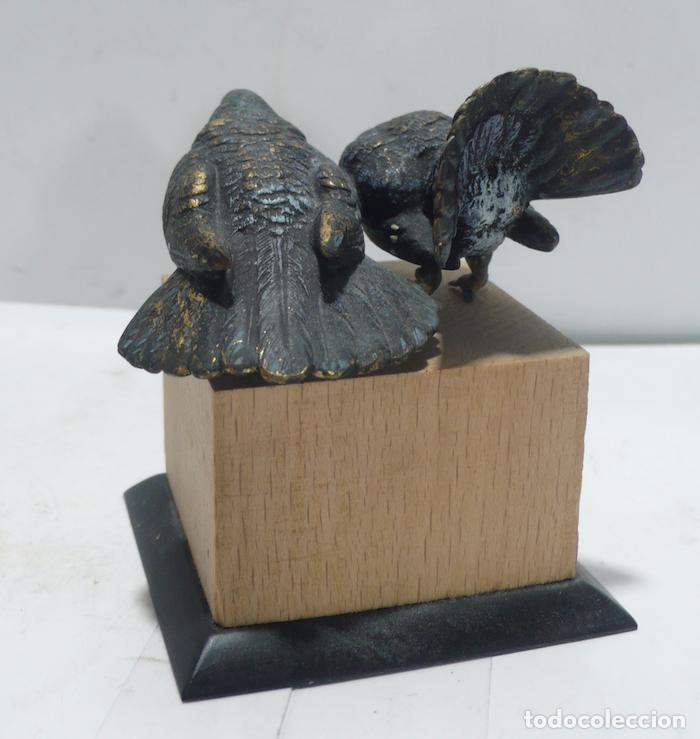 Arte: bronce 2 peque&ntilde;os pajaritos - Foto 3