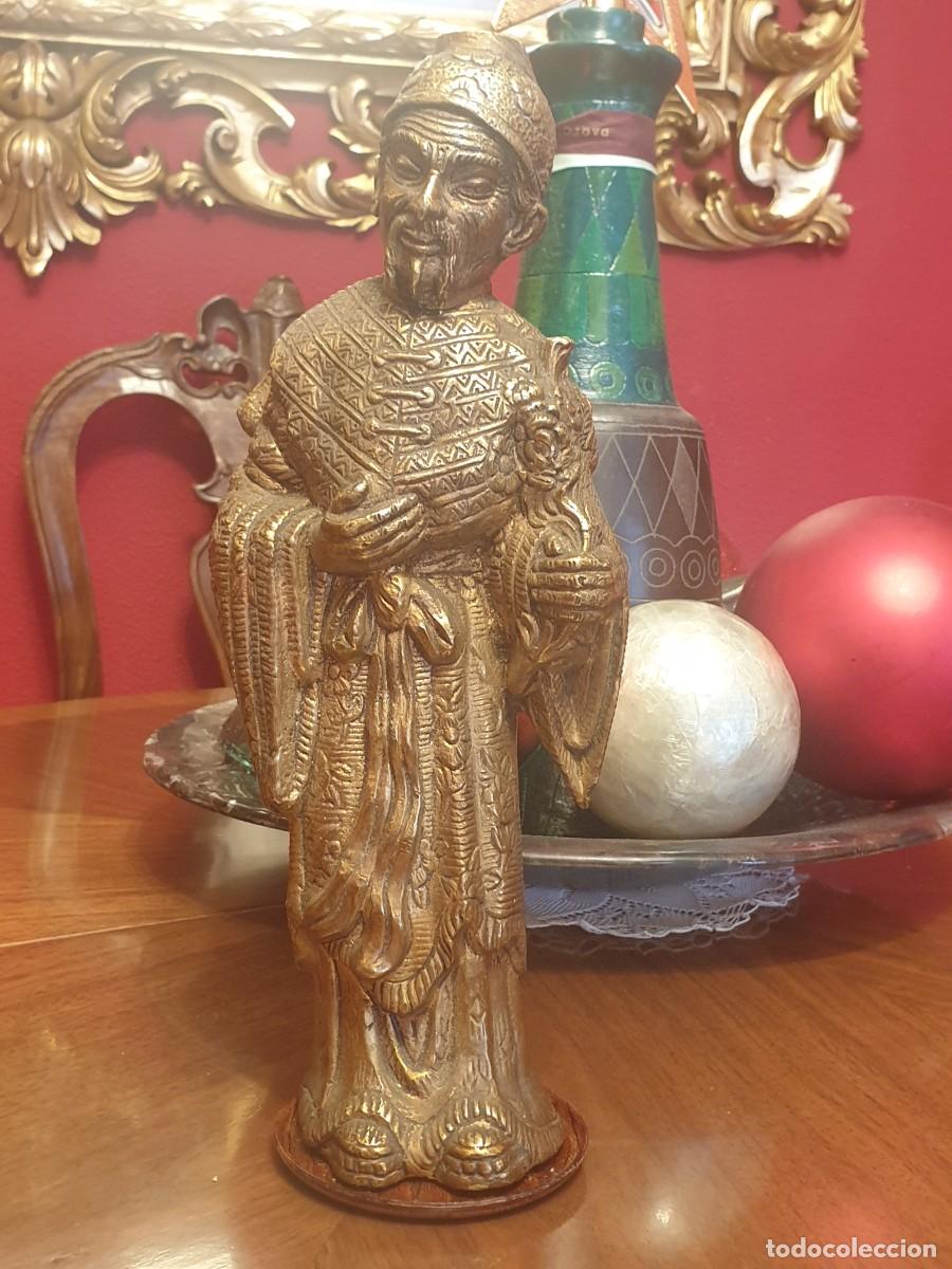 Arte: Estatua china de bronce - Foto 1