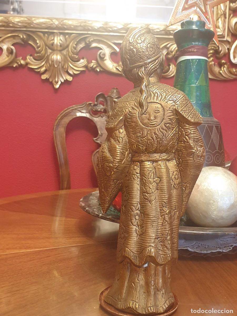 Arte: Estatua china de bronce - Foto 3