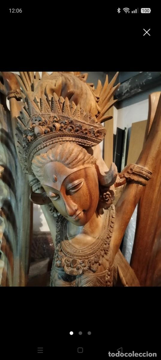 Arte: Estatua madera de teka - Foto 1