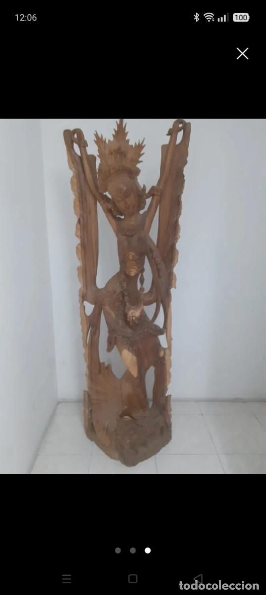 Arte: Estatua madera de teka - Foto 3