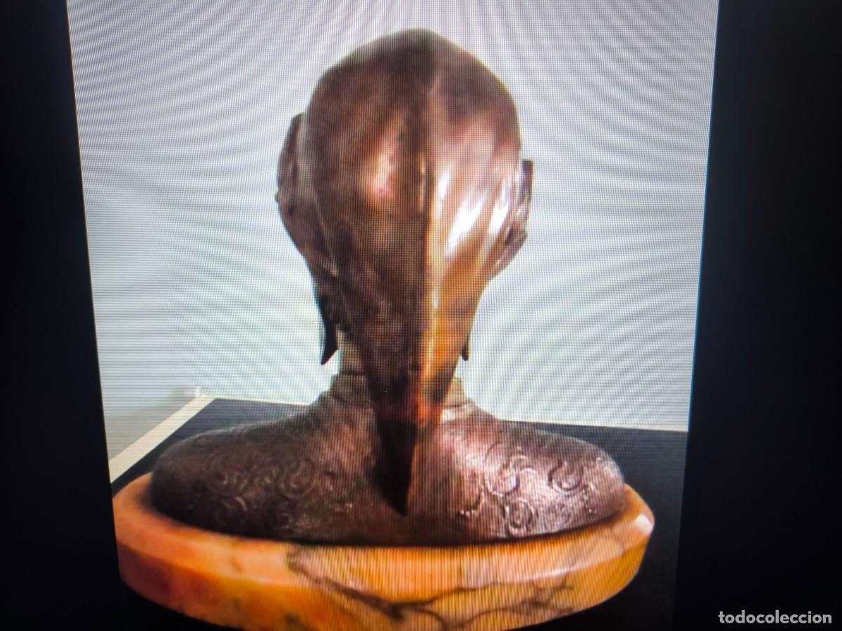 Arte: Busto de Dante Alghieri de Bronce. - Foto 4