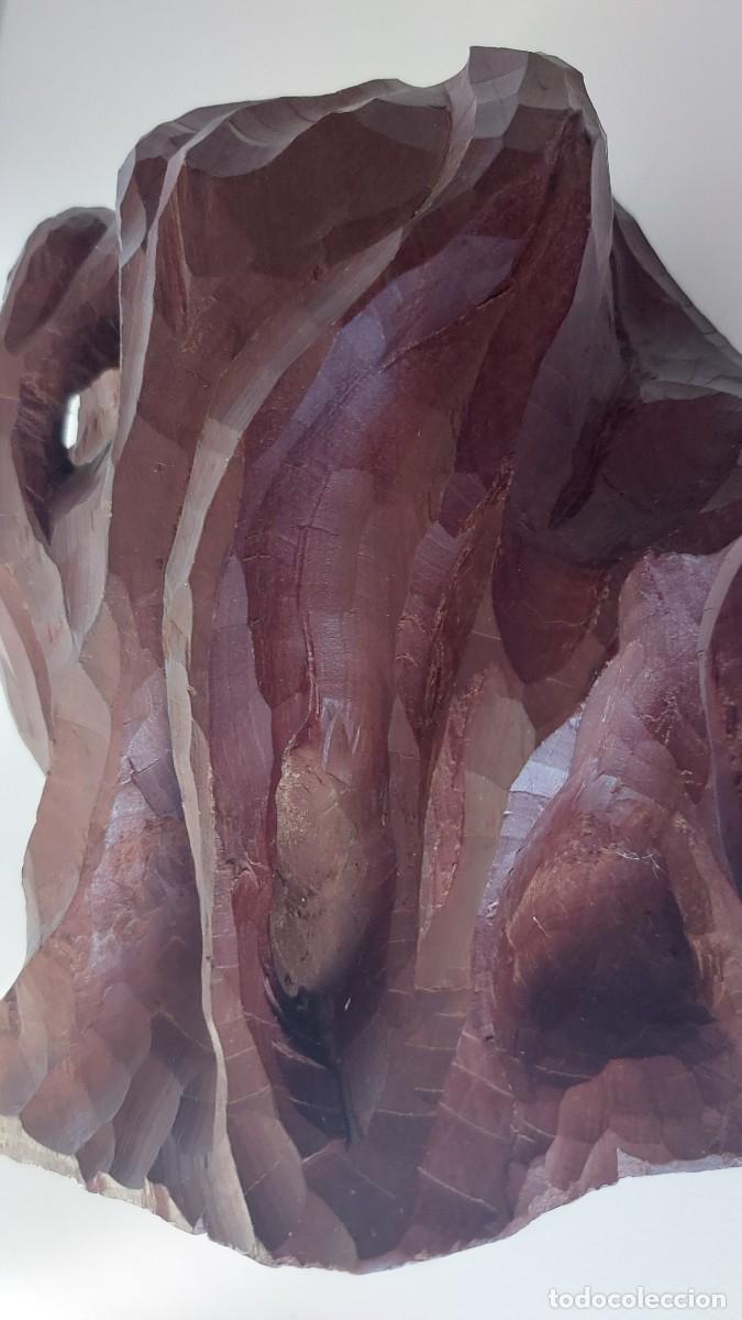 Arte: BUSTO EN MADERA TALLADA - Foto 12