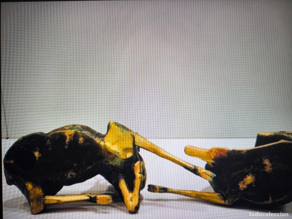 Arte: Pareja de ciervos de Bronce. - Foto 8