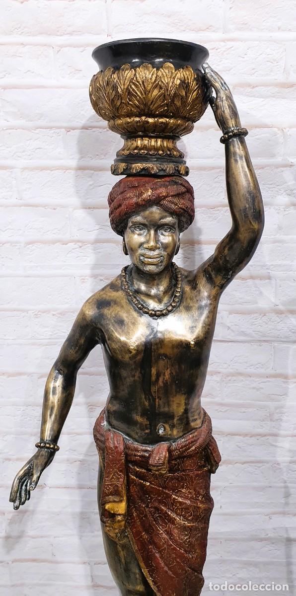 Arte: Pareja de venecianos en bronce - Foto 3