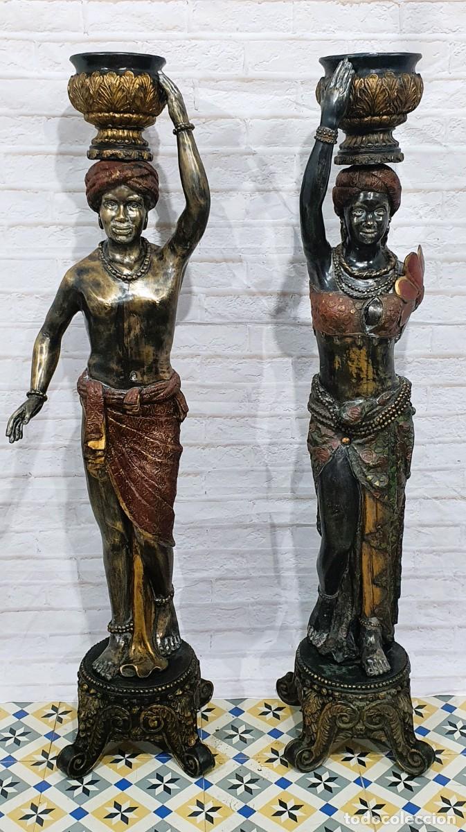 Arte: Pareja de venecianos en bronce - Foto 7