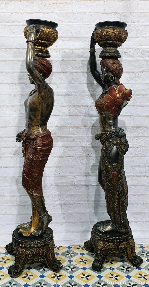 Arte: Pareja de venecianos en bronce - Foto 8