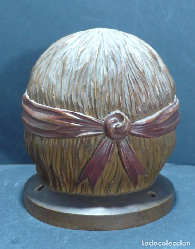 Arte: CABEZA TALLADA EN MADERA - Foto 3