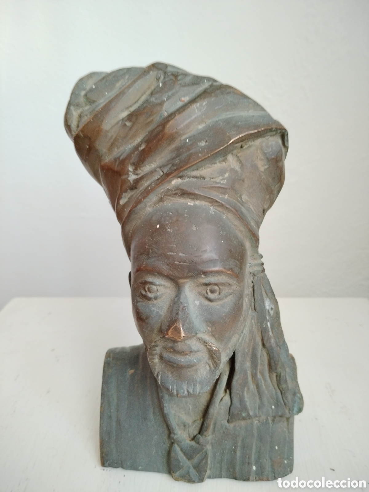 Arte: Bronce. &Aacute;rabe. Buen tama&ntilde;o. - Foto 4
