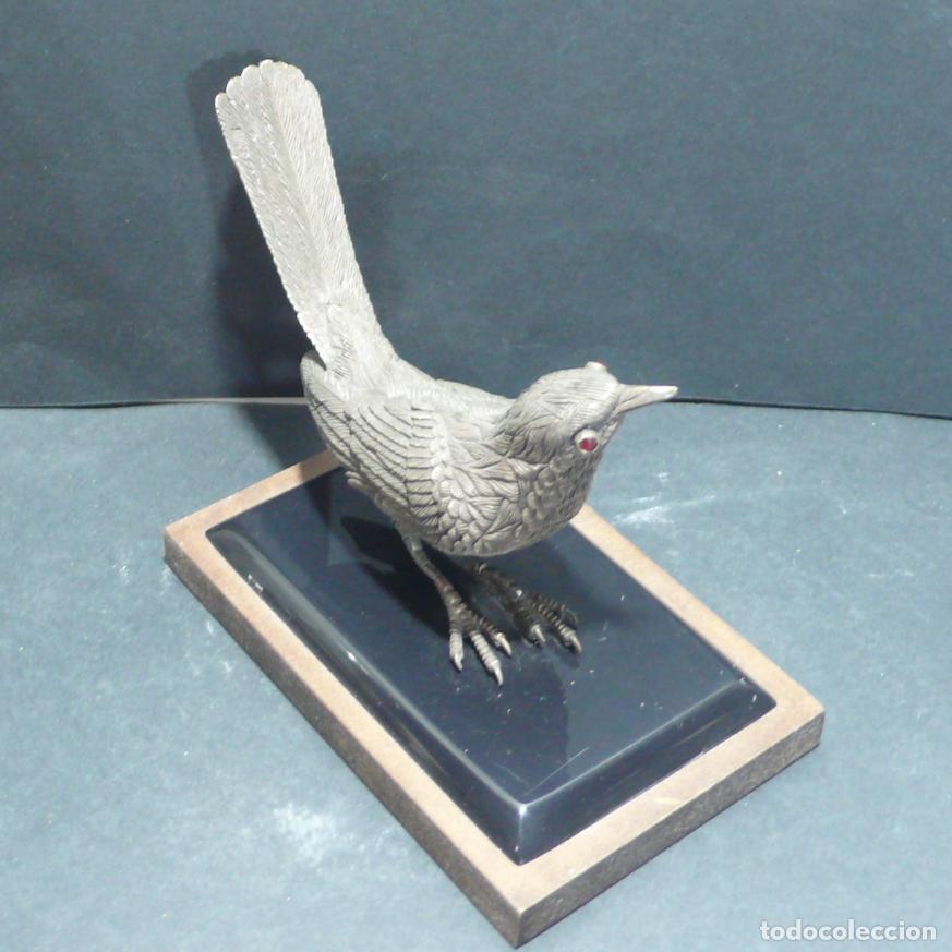 Arte: PEQUE&Ntilde;A PAJARO DE BRONCE - Foto 3