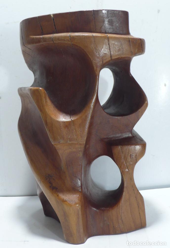 Arte: TALLA DE MADERA ABSTRACTA - Foto 1