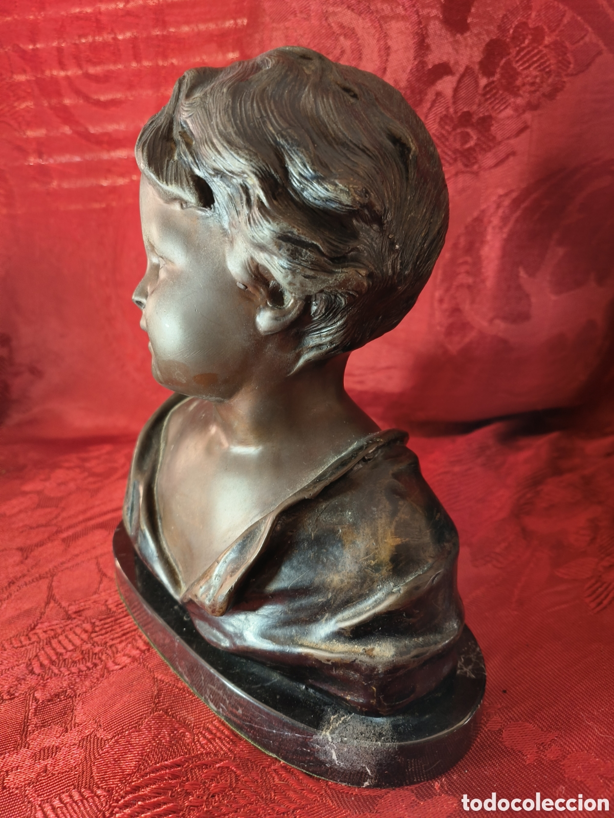 Arte: Busto de bronce. Marcado 1305 - Foto 2