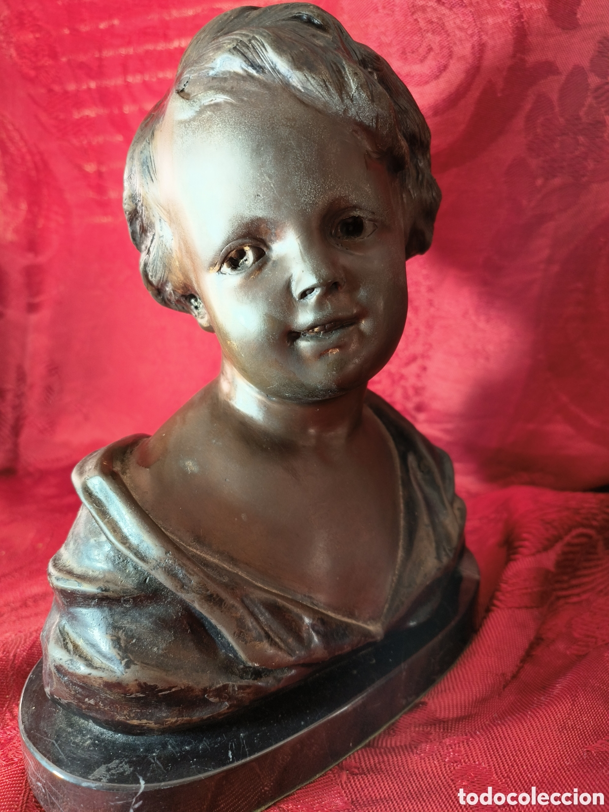 Arte: Busto de bronce. Marcado 1305 - Foto 6