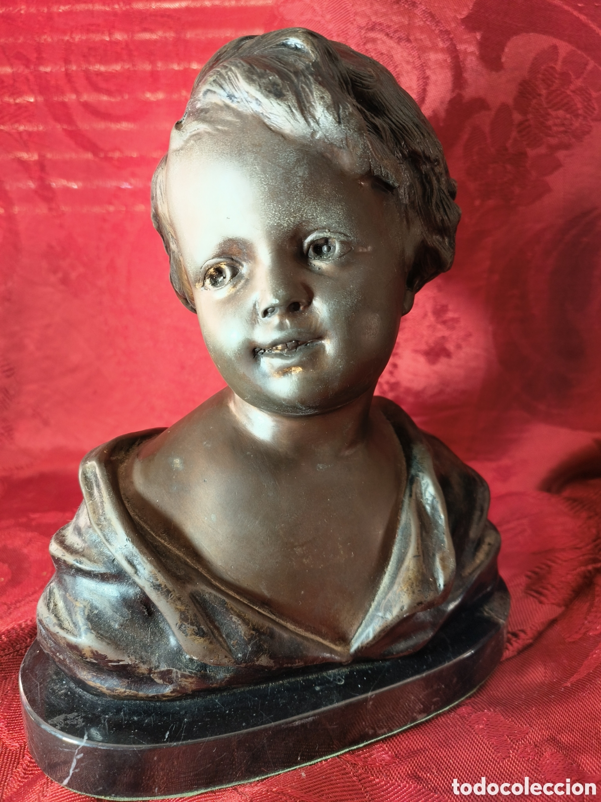 Arte: Busto de bronce. Marcado 1305 - Foto 7