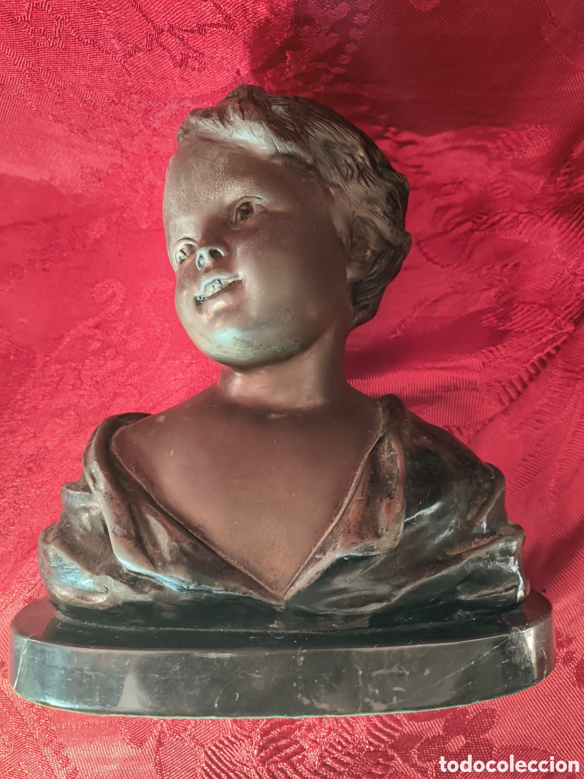Arte: Busto de bronce. Marcado 1305 - Foto 9