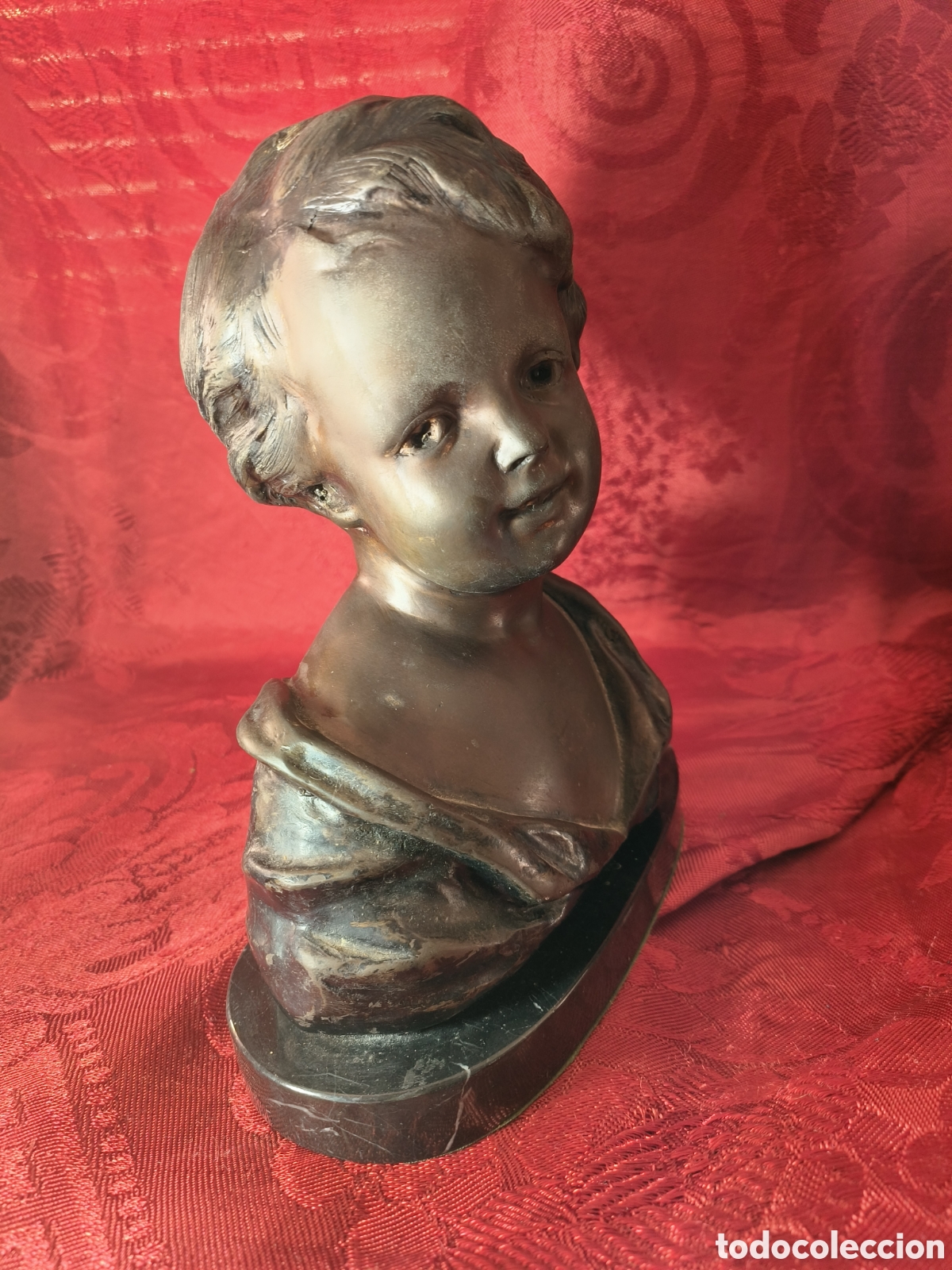 Arte: Busto de bronce. Marcado 1305 - Foto 10