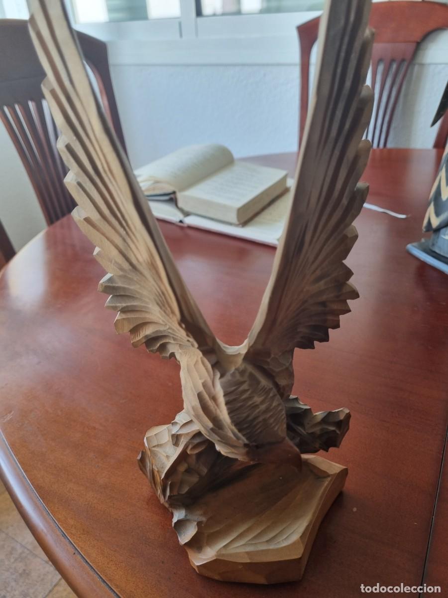 Arte: Aguila en madera tallada - Foto 1