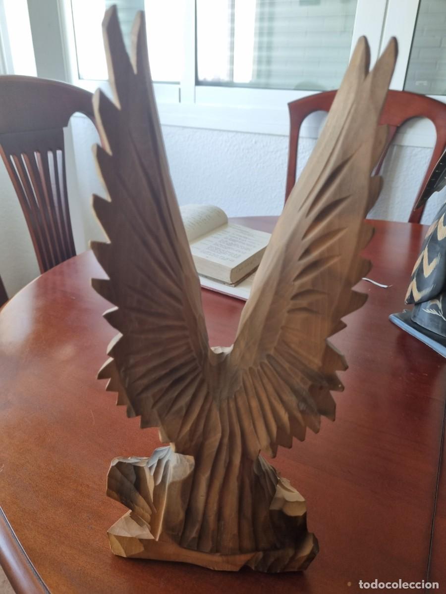 Arte: Aguila en madera tallada - Foto 2