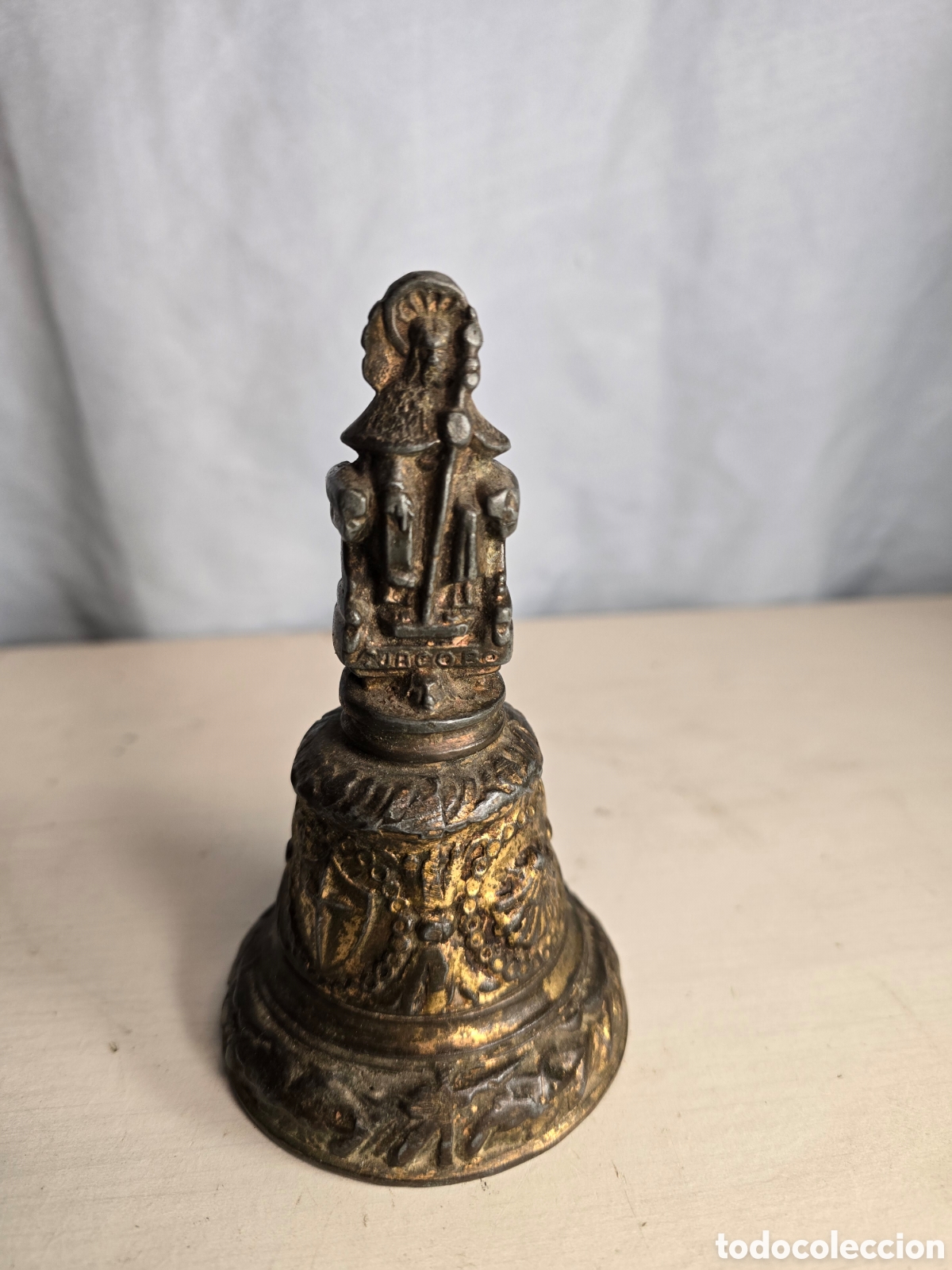 Arte: Antigua campana de bronce - Foto 1