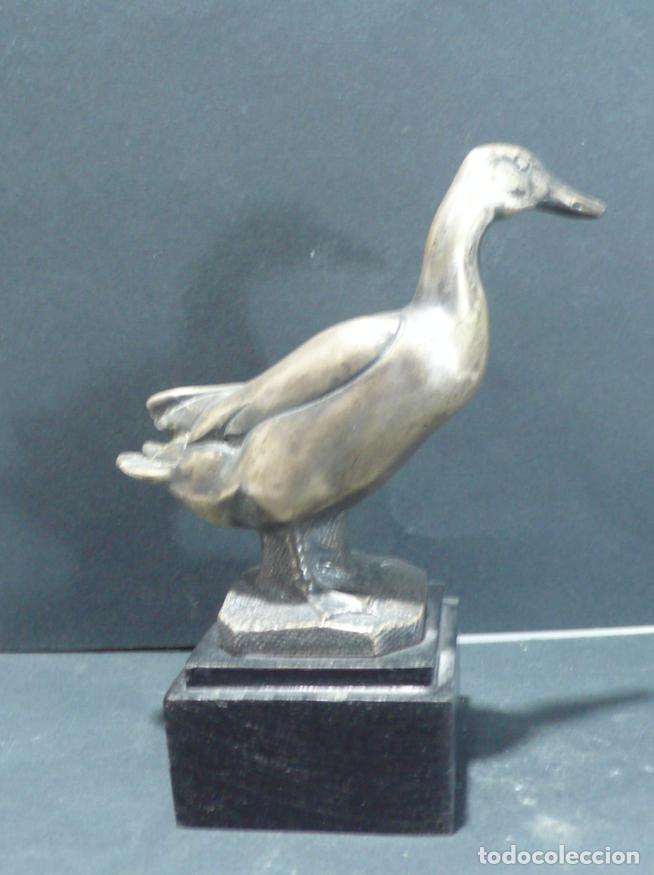 Arte: PEQUE&Ntilde;O PATO EN BRONCE - Foto 2