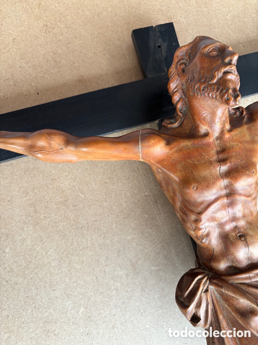 Arte: Crucificado en boj y &eacute;bano - Foto 4