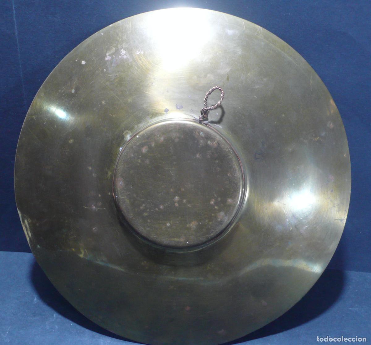 Arte: PLATO EN BRONCE PARA COLGAR - Foto 3